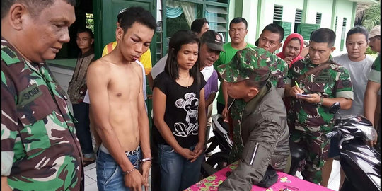 Pasangan kekasih nekat curi sepeda motor di asrama TNI