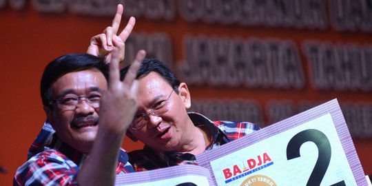 Ahok-Djarot dikabarkan ribut & lempar gelas, ini penjelasan keduanya