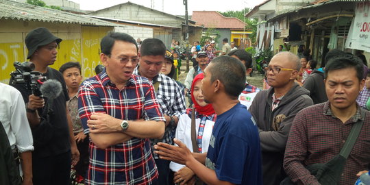 Ahok kaget ada warga Pesanggrahan mau dukung tapi minta tak digusur