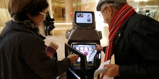 Canggih, hotel ini jadikan robot sebagai pelayan