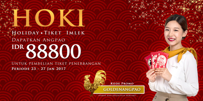 Sambut Imlek 2017, Golden Rama Tours & Travel Bagi-bagi 