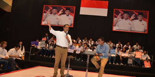 Anies-Sandi dapat pesan khusus dari Prabowo buat hadapi debat kedua