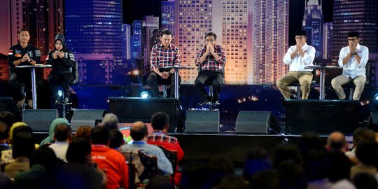 Bekal catatan cagub-cawagub DKI saat debat kedua