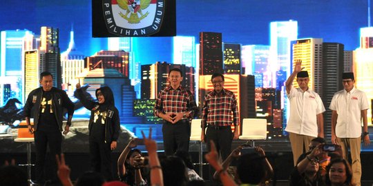 Ini kegiatan Agus-Sylvi, Ahok-Djarot dan Anies-Sandi saat jeda debat