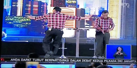 Momen lucu di debat Cagub DKI, sampai semua ketawa pas Sylvi tanya