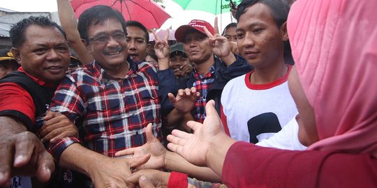 Di depan Wanita Ka'bah, Djarot serukan pilih yang sudah teruji