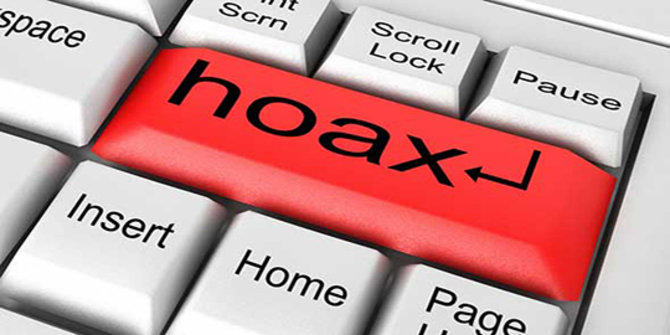 Lawan hoax, internet harus dibanjiri informasi benar