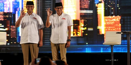 Lihat penampilan Anies-Sandiaga saat debat, ini penilaian Prabowo