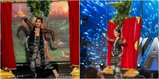 Unik, Myanmar Dapatkan Best National Costume Miss Universe 2016