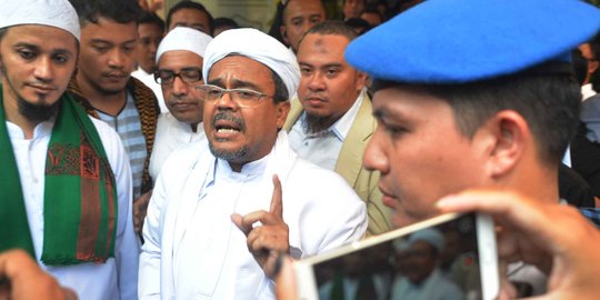 Jadi tersangka penodaan Pancasila, Habib Rizieq tidak ditahan