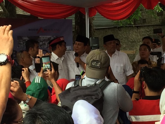 prabowo kampanye anies sandi di pinang ranti