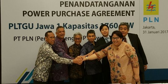 PLN dan PT Jawa Satu Power tandatangani PPA proyek PLTGU Jawa 1