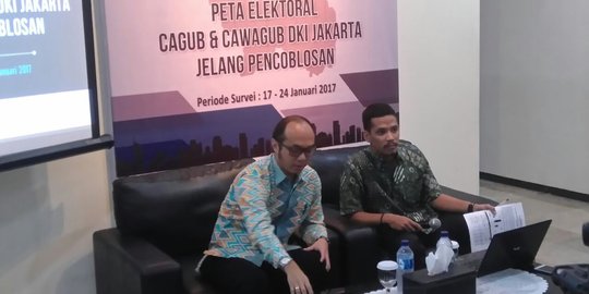 Charta Politika: Elektabilitas Ahok-Djarot melesat, Agus-Sylvi turun