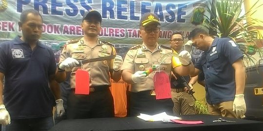 2 Pemilik bengkel di Tangerang jadi begal pada malam hari