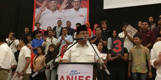 Ketika Prabowo Subianto menjadi humoris