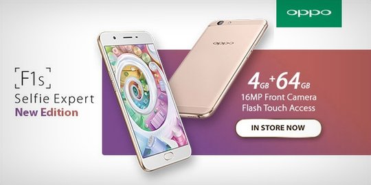 Sasar pengguna aktif selfie, Oppo hadirkan F1s edisi terbaru