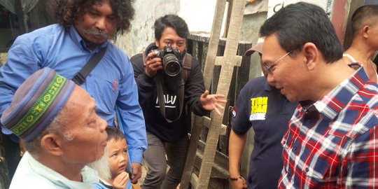 Warga Ciracas curhat minta ekonominya dibantu Ahok