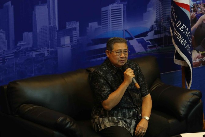 sby konpres di wisma proklamasi