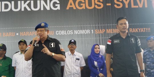 Ikut kampanye, SBY yakin Agus-Sylvi akan mengubah Jakarta lebih baik