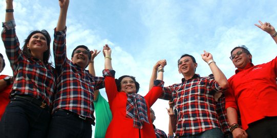 Keyakinan Megawati Ahok-Djarot menang satu putaran
