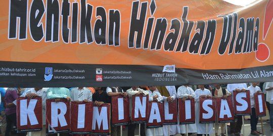 Aksi stop kriminalisasi ulama