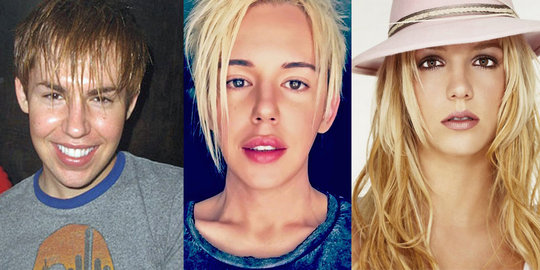 Pria ini habiskan $ 80.000 buat oplas agar mirip Britney Spears