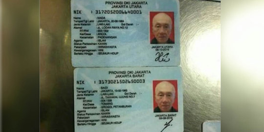 Dirjen Capil Kemendagri: Tiga e-KTP identitas sama dipalsukan!