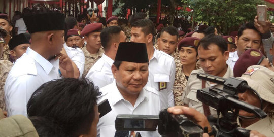 Prabowo: Saya tahu kalau saya juga disadap