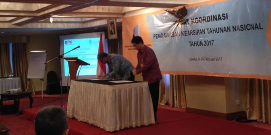 Jalin kerja sama, KPK amankan datanya di ANRI