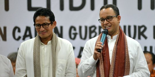 Begini strategi Anies-Sandi jika lolos di putaran kedua