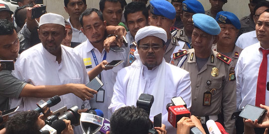 Habib Rizieq: Apapun risikonya tak peduli, yang penting Allah Ridho