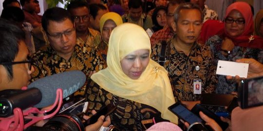 Mensos Khofifah enggan dikaitkan dengan Pilgub Jatim 2018