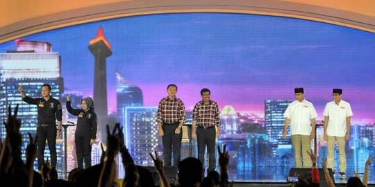 Jelang pencoblosan, Ahok-Djarot kembali ungguli pasangan lain