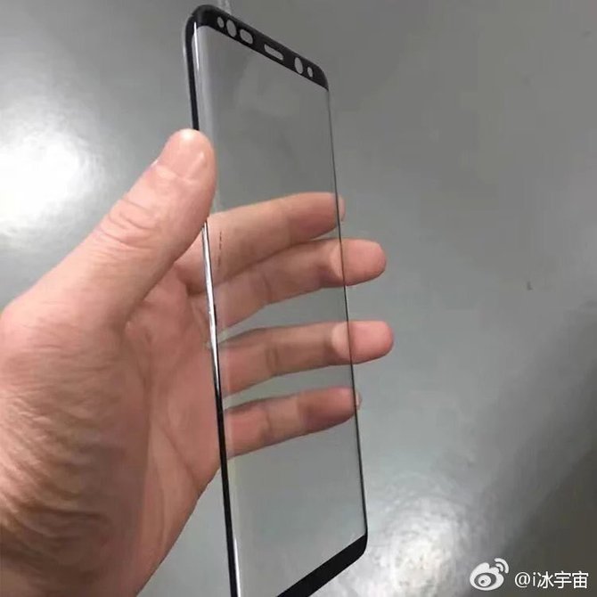 bocoran panel depan samsung galaxy s8