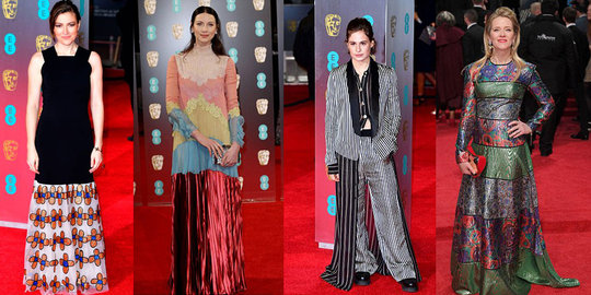 Tabrak warna & aksesoris aneh, selebriti berbusana terburuk di BAFTA