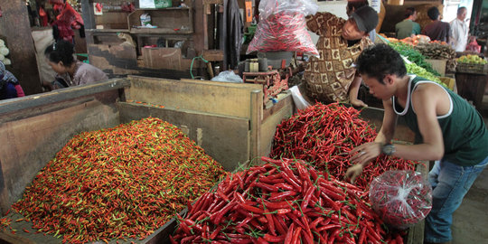 Harga cabai rawit merah masih tinggi