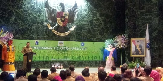 Tak resmikan langsung 112 RPTRA, Ahok bilang 'nanti jadi omongan'