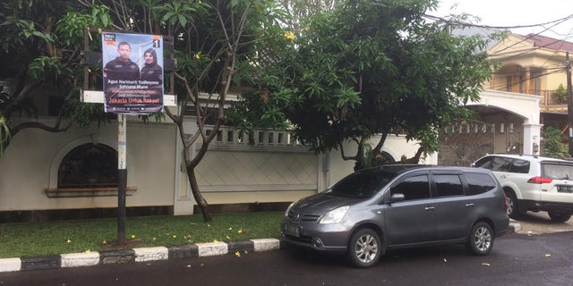 Jelang pencoblosan, rumah Sylviana Murni terlihat sepi