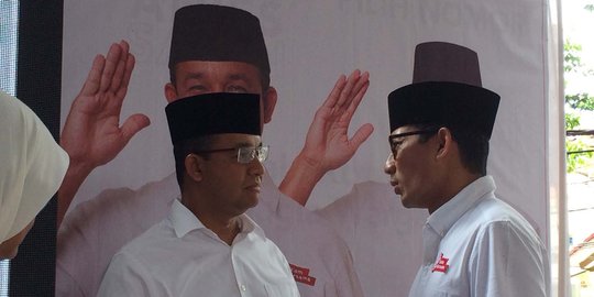 Unggul di exit poll versi Gerindra, Anies-Sandi ogah jumawa