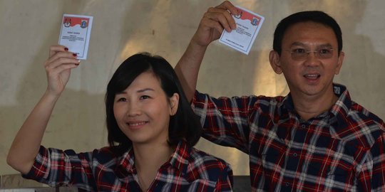 Di TPS Jokowi nyoblos, Ahok unggul, 212 warga tak gunakan hak suara