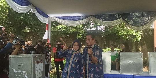 Di TPS tempat Sylviana nyoblos, Ahok-Djarot unggul