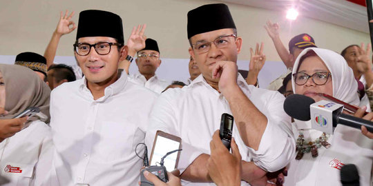 Sandiaga Uno sebut Agus Yudhoyono elegan dan ksatria akui kekalahan