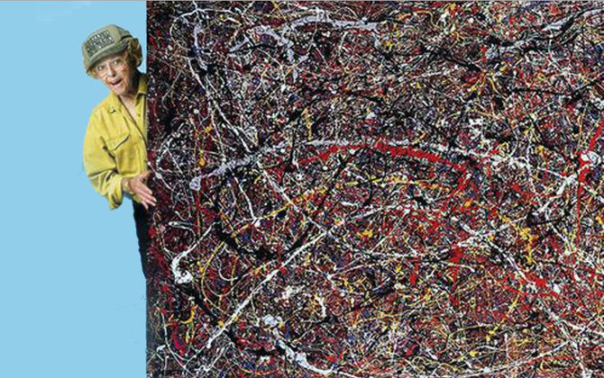 Kisah Gambar Usang Ternyata Karya Jackson Pollock Senilai 119 Guru