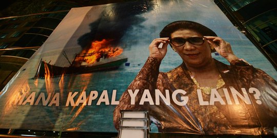 Anak buah Menteri Susi tangkap kapal asing berbendera Malaysia