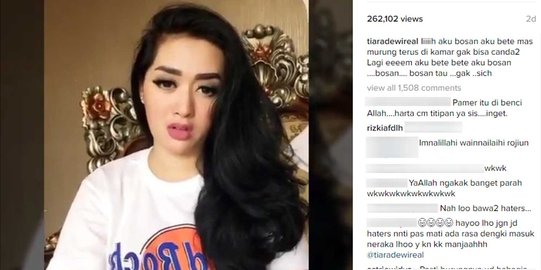 Artis Tiara Dewi ucap 'inalilahi', burung suami Rp 65 juta mati