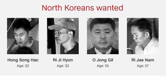 Empat pria Korut tersangka pembunuh Kim Jong-nam sempat ke Jakarta