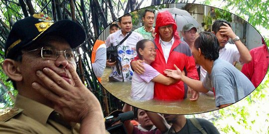 Jelang putaran kedua Pilgub, Ahok & Anies saling serang soal banjir