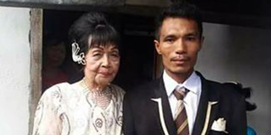 Pemuda nikahi Oma Martha berusia 82 tahun viral di media sosial