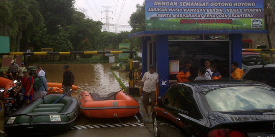 20 Perumahan di Kota Bekasi banjir, 6.340 keluarga mengungsi