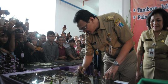 Usai hadiri acara Hanura di Sentul, Ahok resmikan RPTRA Kalijodo